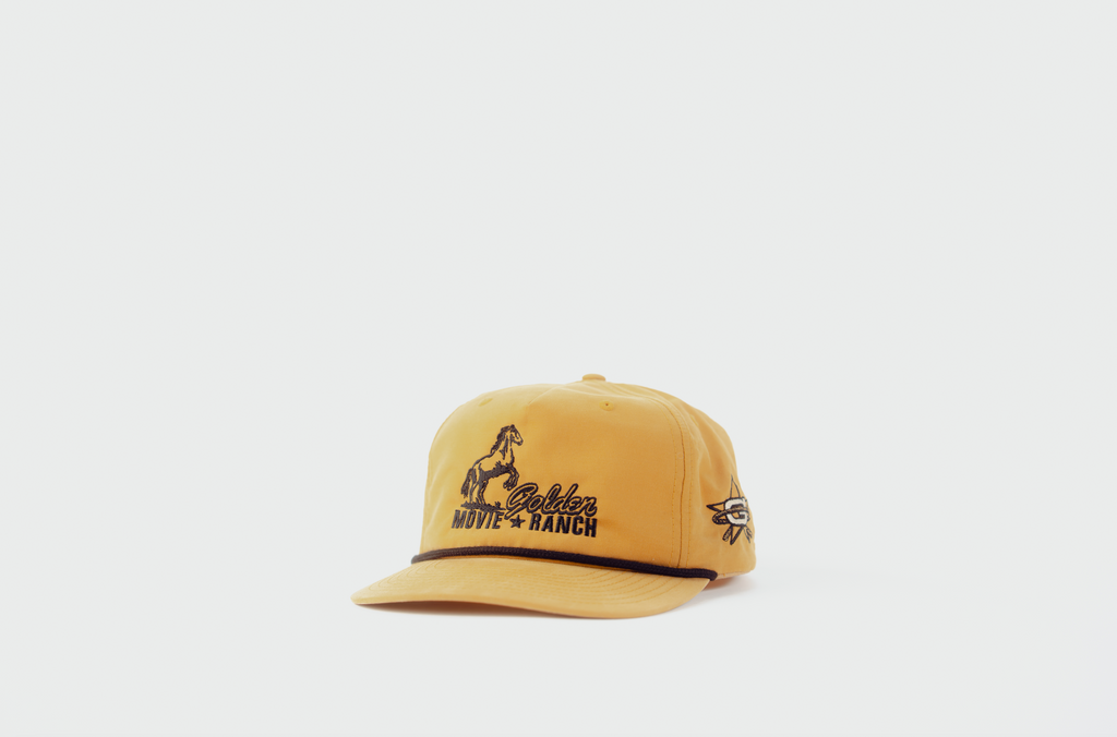 Golden Pony Rope Hat